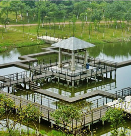 廣州南沙大角山景觀(guān)浮橋